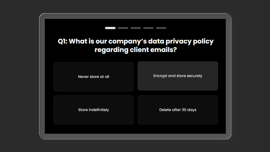 Quiz with Feedback