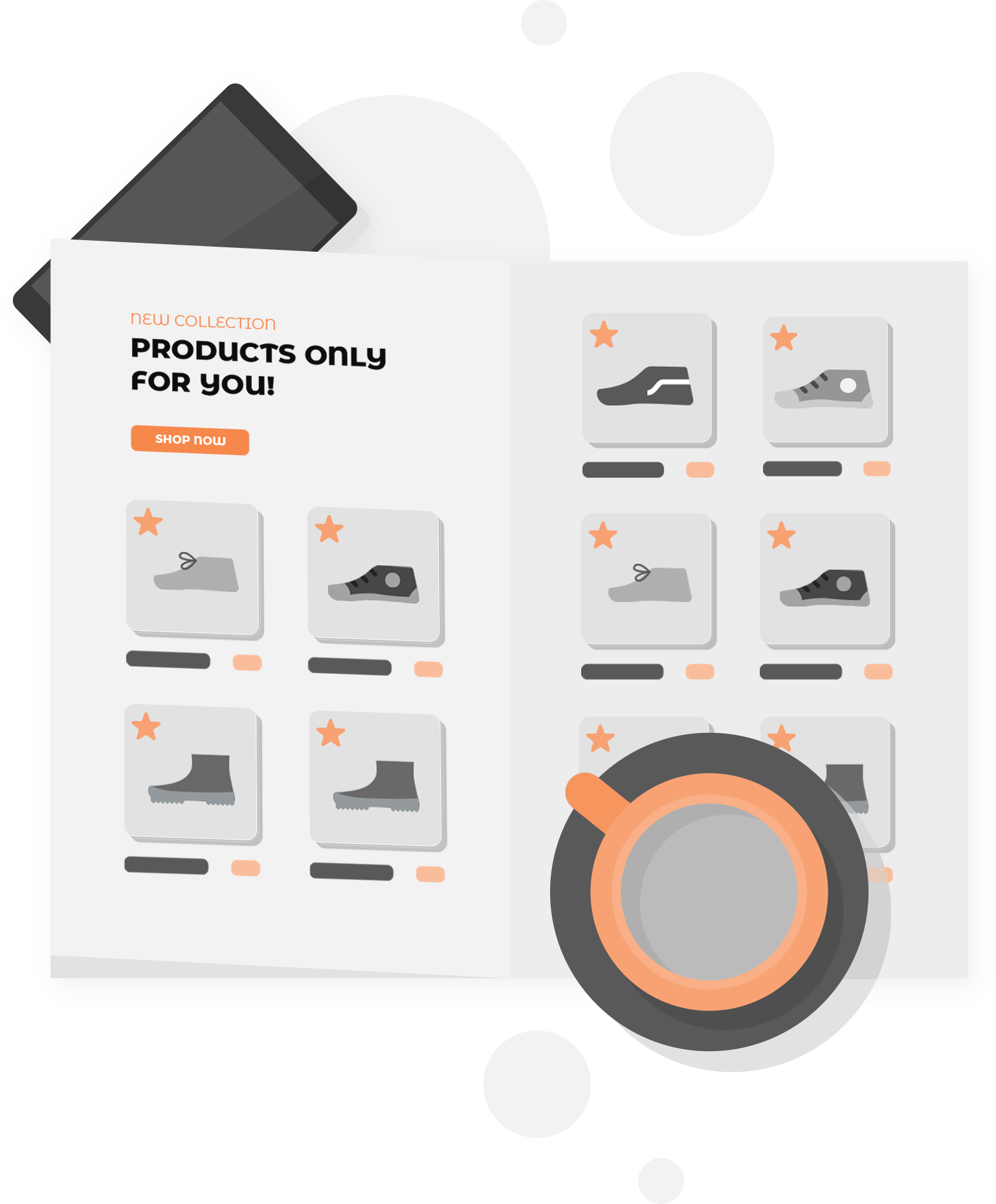 An image illustration of the specific quiz product category showcased and displayed for website visitors.